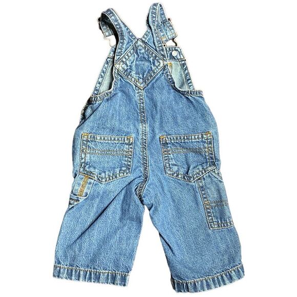 CARTER’S Denim Classic Carpenter Baby Overalls - Picture 3 of 5